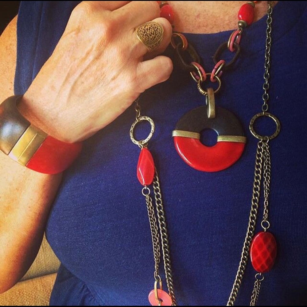 2pc Set Aspen necklace, bracelet